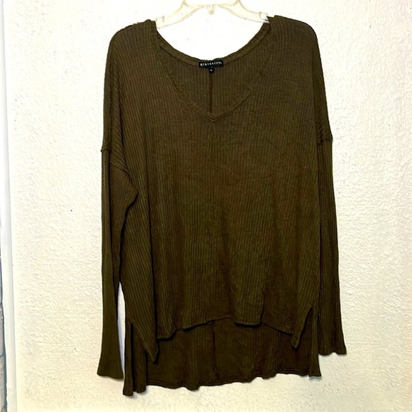 Gibsonlook dark green v neck sweater size XL - Picture 1 of 8